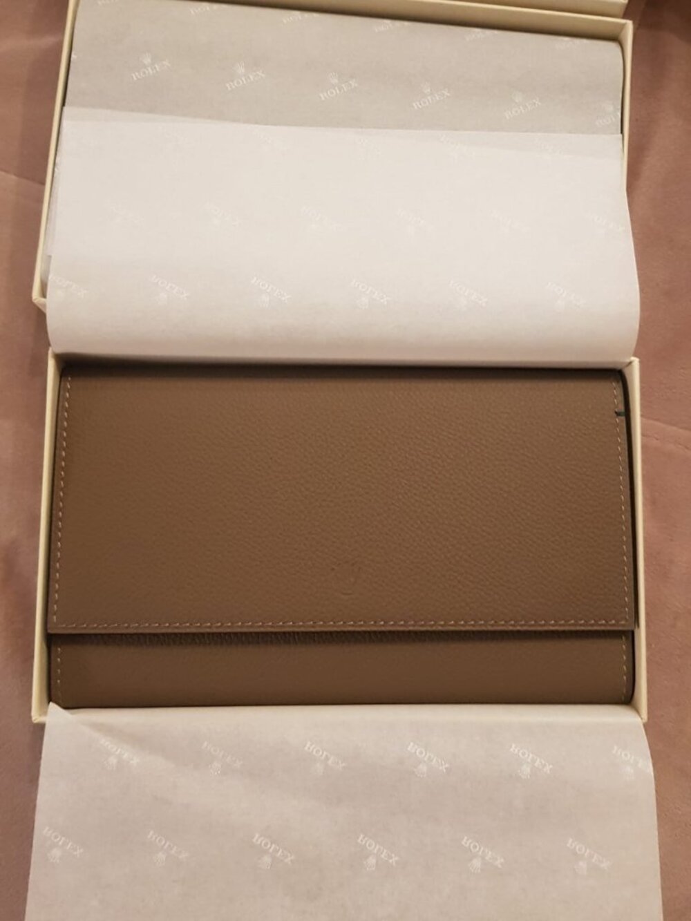 Rolex Tan Trio Watch Travel Pouch - VIP Gift!!!